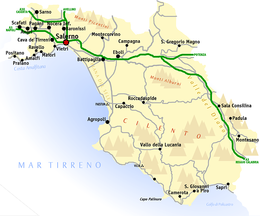 Provincia di Salerno – Mappa