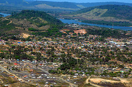 Vista aérea da cidade