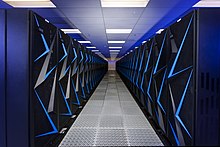 2018 Sierra supercomputer, based on Power System nodes Sierra Supercomputer (48002385338).jpg
