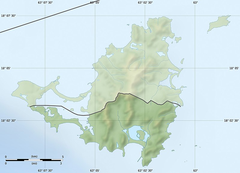 Fichier:Sint Maarten relief location map.jpg