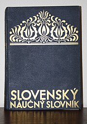 The cover of Slovenský náučný slovník