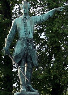 Statue of Charles XII of Sweden at Karl XIIs torg Stockholm Sweden.jpg