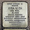 Stolperstein Emser Brücke Anna Muth