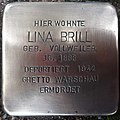 Stolperstein für Lina Brill geb. Vollweiler