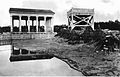 Templo de Minerva y Mapa en Relieve en 1940.