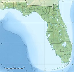Location of Lake Jackson in Florida, USA.