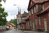 The center of the inland town of Viljandi