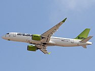 -300 side bit front, gear retracted, airBaltic