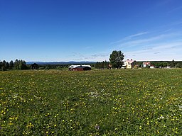 Yxskaftkälen 2018, vy mot norr.