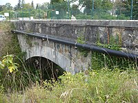 Brücke der D 134 über die Eisenbahntrasse