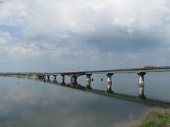 Варварівський міст у Миколаєві, що відділяє річку від лиману