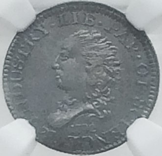 The obverse of the 1792 half disme 1792 half disme obv.jpg