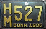 Номерной знак Коннектикута 1936 года.jpg
