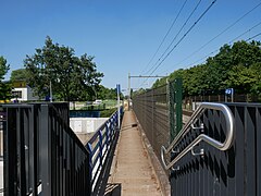 Dordrecht, Treppe zum Bahnsteiggleis 1