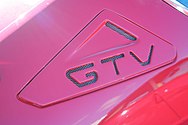 Alfetta GTV C-pillar logo