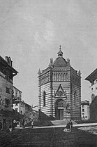 Le Baptistère de Pistoia (lithographie, 1863).