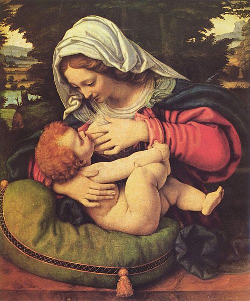 Andrea Solari - "La Madonna del cuscino verde"