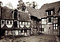 Bürgermeisterhof Salzwedel (Blick auf Rosettenhaus, Hochständerhaus und Deelenhaus), 1907, aus der Sammlung des J.-F.-Danneil-Museums