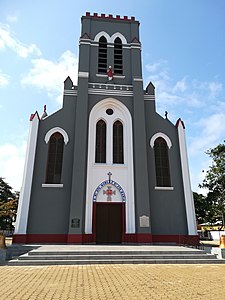 Basilique de l'Immaculée-Conception de Ouidah. Photographe : Yelouassi