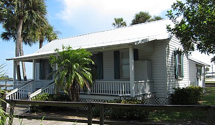 Florida cracker style house Bensen House (Grant, Florida) 006 crop.jpg