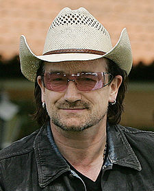 O cantaire y guitarrista irlandés Bono, en una imachen de 2006