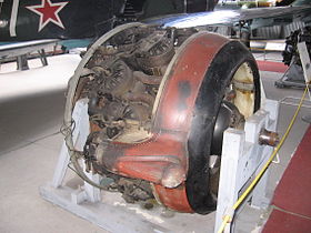 Engine example on display at the Prague Aviation Museum, Kbely