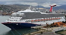 Carnival Radiance docked in Ensenada, 2023