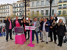 Centrados presentando junto al Ayuntamiento de Segovia su proyecto de Red de Cercanías y Mercancías para Segovia para las elecciones generales del 28 de abril de 2019