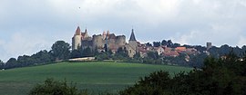 View of Châteauneuf and its castle