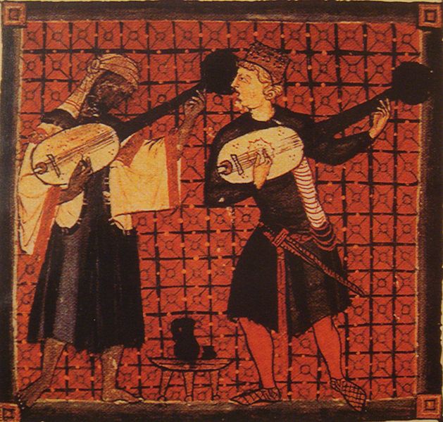 File:Christian and Muslim playing ouds Catinas de Santa Maria by king Alfonso X.jpg