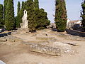 la chapelle dans le cimetière carolingien de Civaux