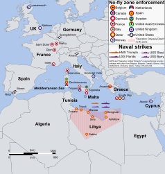 Intervention militaire en Libye de 2011.