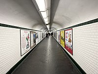 One of the corridors within the station