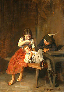 Enfants aux cerises (1869) collection privée