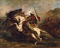 Collision of Moorish Horsemen, 1844, Walters Art Museum