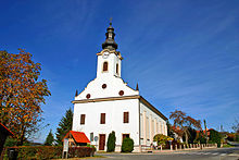 Lutheran church in Bodonci in the Prekmurje region Evangelicanska cerkev, Bodonci.jpg