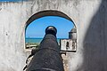 Canon ball at Fort Saint Jago, Elmina