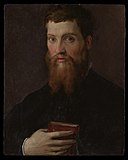 Портрет Карло Римботти. 1548. Дерево, масло. Метрополитен-музей, Нью-Йорк