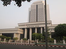 The Supreme Court building in Jakarta Gedung Mahkamah Agung RI.JPG