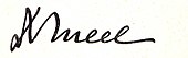 signature de Gustav Adolf Scheel