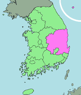 Lokasi Gyeongsang Utara
