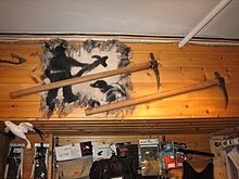 Hakapiks displayed on the wall of a gun shop in Tromso, Norway Hakapik x 2.jpg