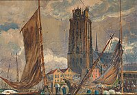 Dordrecht – De grote Kerk 1909