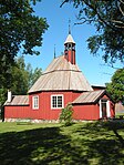 Helena Elisabeth kyrka, rekonstruktion av Holmöns första kyrka, Bengt Lidström 1958