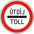 C-049 Toll payment ahead