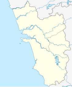 అగ్వాడ కోట is located in Goa