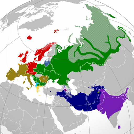 Indo-European Linguistic communication Family Branches in Eurasia.png