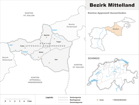 Localisation de District de Mittelland