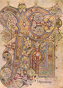 Book of Kells, Chi Rho page.