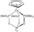 The Kläui ligand, a dianionic organometallic ligand.